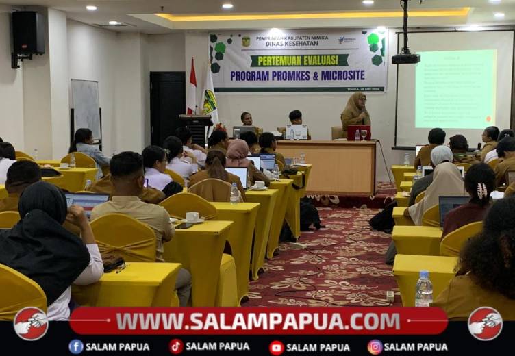 Dinkes Mimika Evaluasi Program Promkes Dan Microsite Digital, Tekankan Inovasi Baru Di Puskesmas