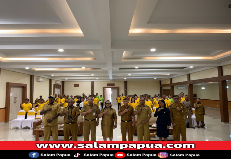 Staf Kelurahan Dan Kampung Se-Mimika Baru Ikut Sosialisasi Tata Naskah