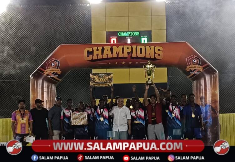 Dihadiri Boas Salossa Dan Titus Bonai, Mini Soccer Kapolda Papua Tengah Cup II Berakhir Meriah