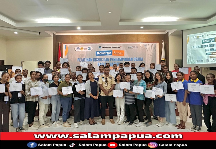 Freeport Indonesia Gandeng Universitas Cenderawasih Beri Pelatihan Kewirausahaan Kepada Mahasiswa