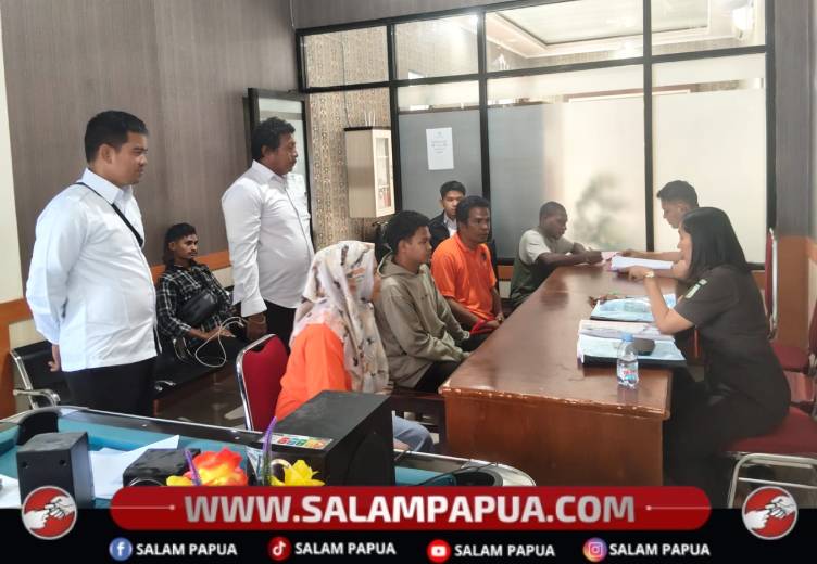 Jaringan Narkoba Dikendalikan Dari Balik Jeruji, Tiga Tersangka Diserahkan Ke Kejari Mimika