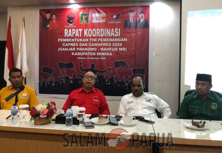 Johannes Rettob Jadi Ketua Tim Pemenangan Ganjar-Mahfud Di Kabupaten Mimika