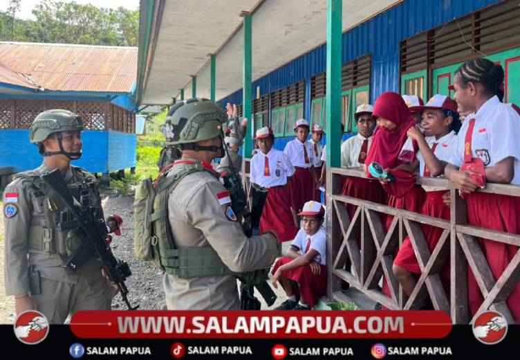 Perkuat Kepercayaan Publik, Satgas Cartenz Turun Langsung Ke Sekolah