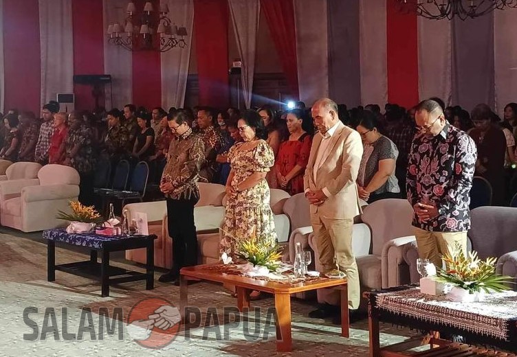 Situasi ibadah Natal PTFI 2023 area Lowland (salampapua.com/Evita)