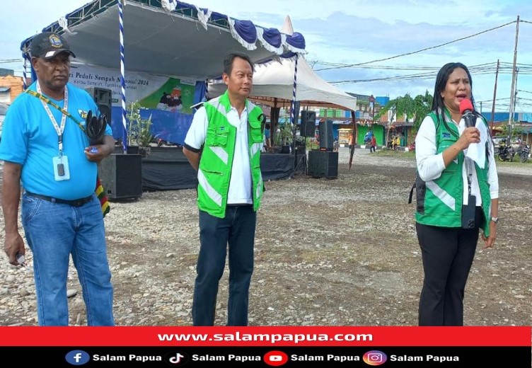 Arahan Ketua Panitia kegiatan, Kristina Pek. (salampapua.com/Evita)