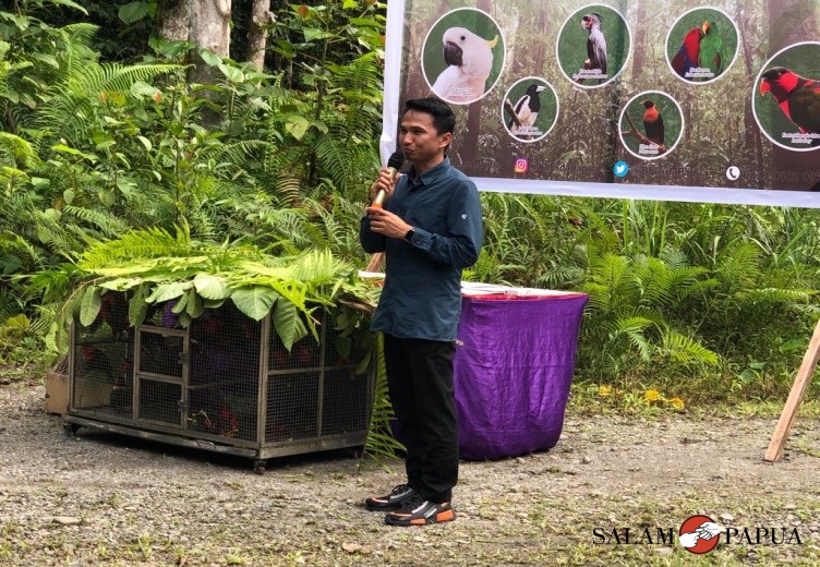 Sambutan SVP Geo-Engineering and Environmental Division PTFI, Ardhyn Yuniar (Foto:salampapua.com/Evita)
