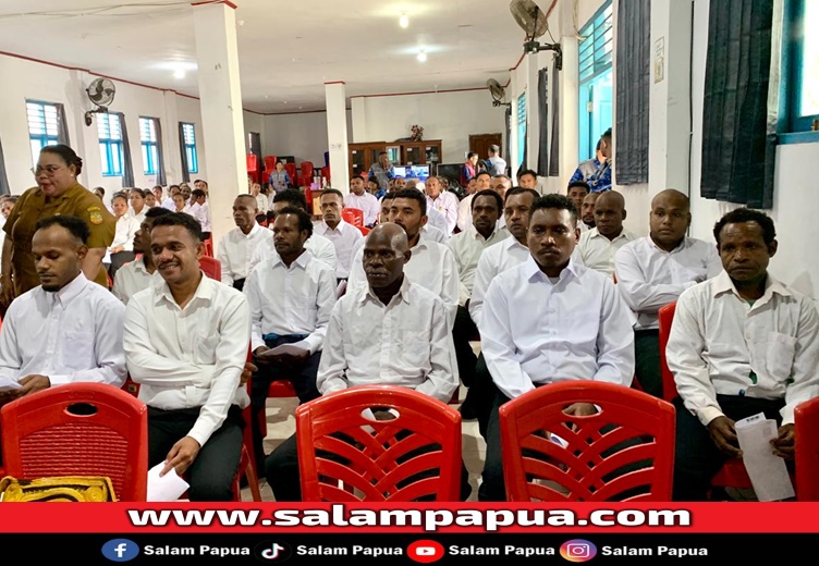 Peserta Seleksi Kompetensi Dasar CPNS Kabupaten Mimika tahun 2024 (salampapua.com/Evita)