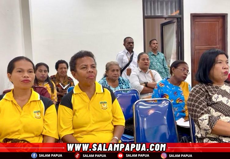 Peserta kegiatan sosialisasi PHBS (salampapua.com/Evita)
