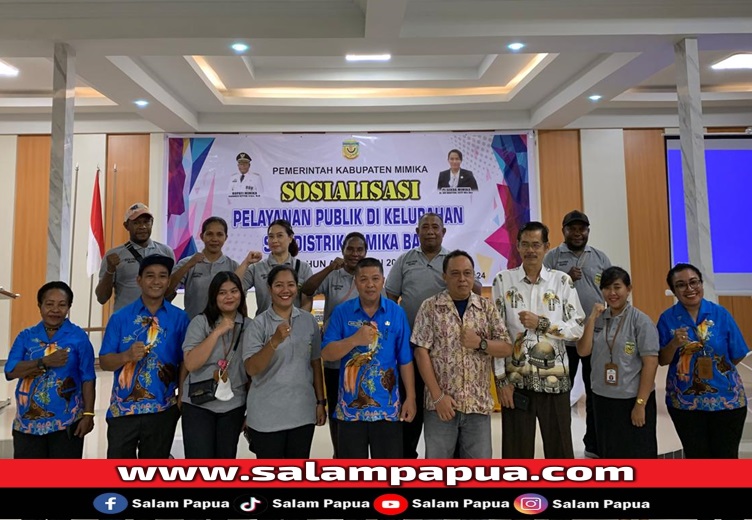 Foto bersama pemateri dan panitia sebelum sosialisasi (salampapua.com/Acik)