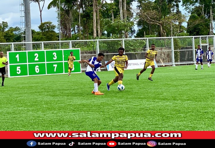 Pertandingan Perebutan Juara 3 antara SSB Mimika United Vs Timika Putra Fc (salampapua.com/Evita)