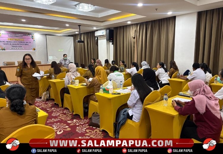 Pembagian materi pada Pertemuan MTBS (salampapua.com/Evita)