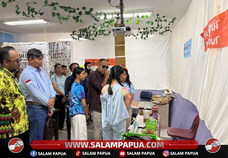 Situasi Kunjungan stand (salampapua.com/Evita)