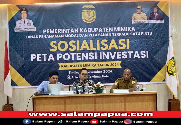 Narasumber saat menyampaikan materi (salampapua.com/Evita)