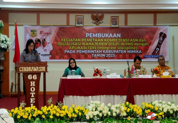 BKPSDM MIMIKA GELAR PELATIHAN PEMETAAN KOMPETENSI DAN SOSIALISASI MANAJEMEN DISIPLIN PNS