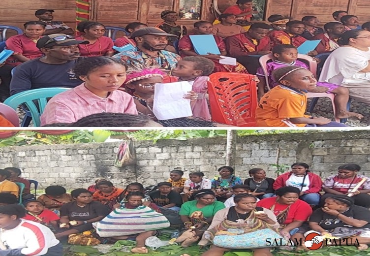 Orang tua siswa-siswi yang hadir dalam acara pelepasan (Foto:salampapua.com/Acik)