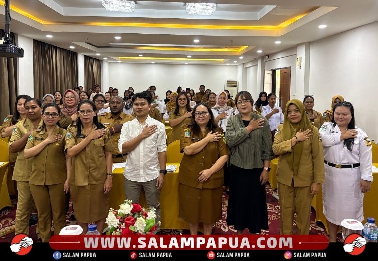 Foto bersama usai pembukaan Pertemuan MTBS (salampapua.com/Evita)