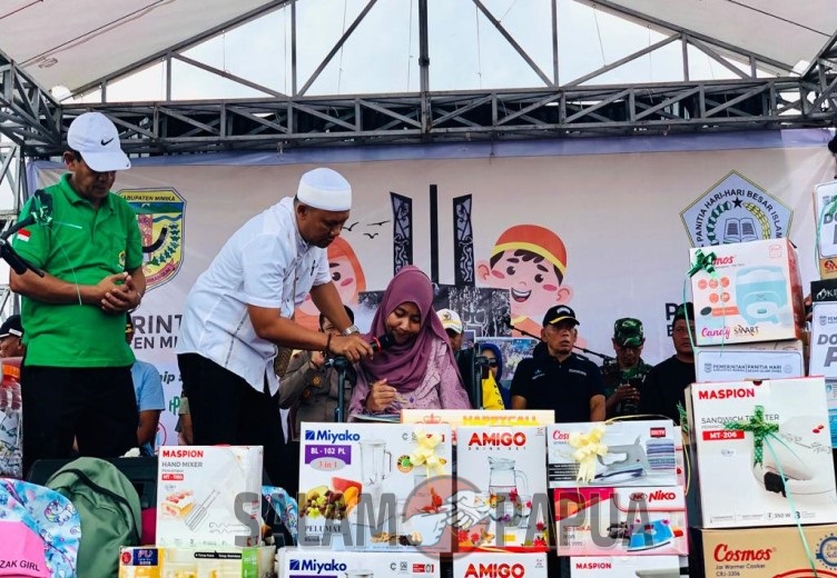 Pembacaan Kalam Ilahi oleh siswi SLB Armila (Foto:salampapua.com/Evita)