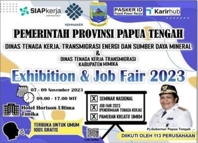 Exhibition & Job Fair 2023 Papua Tengah Di Timika